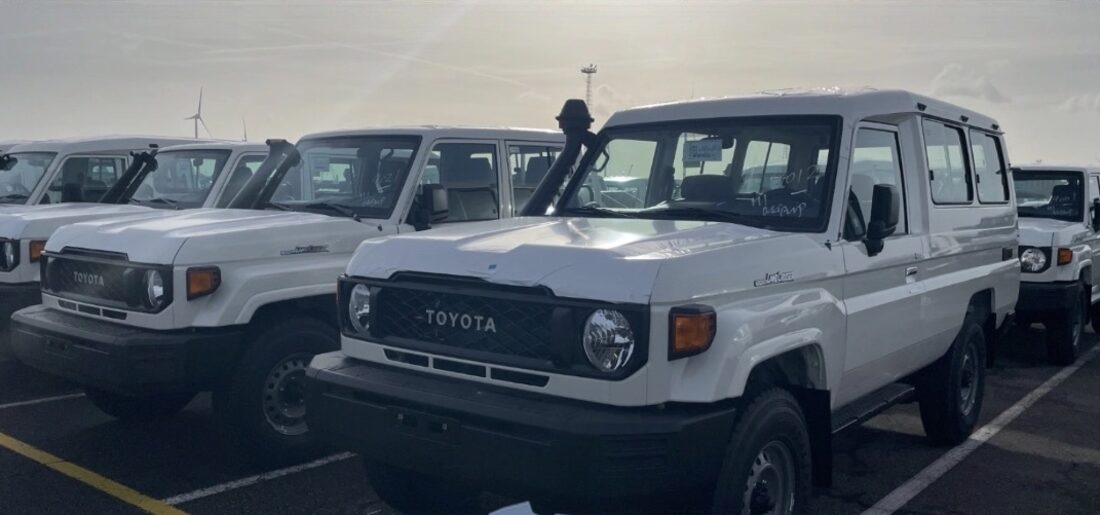Flotte de véhicules LAAWDI GROUP mobilisée pour une mission